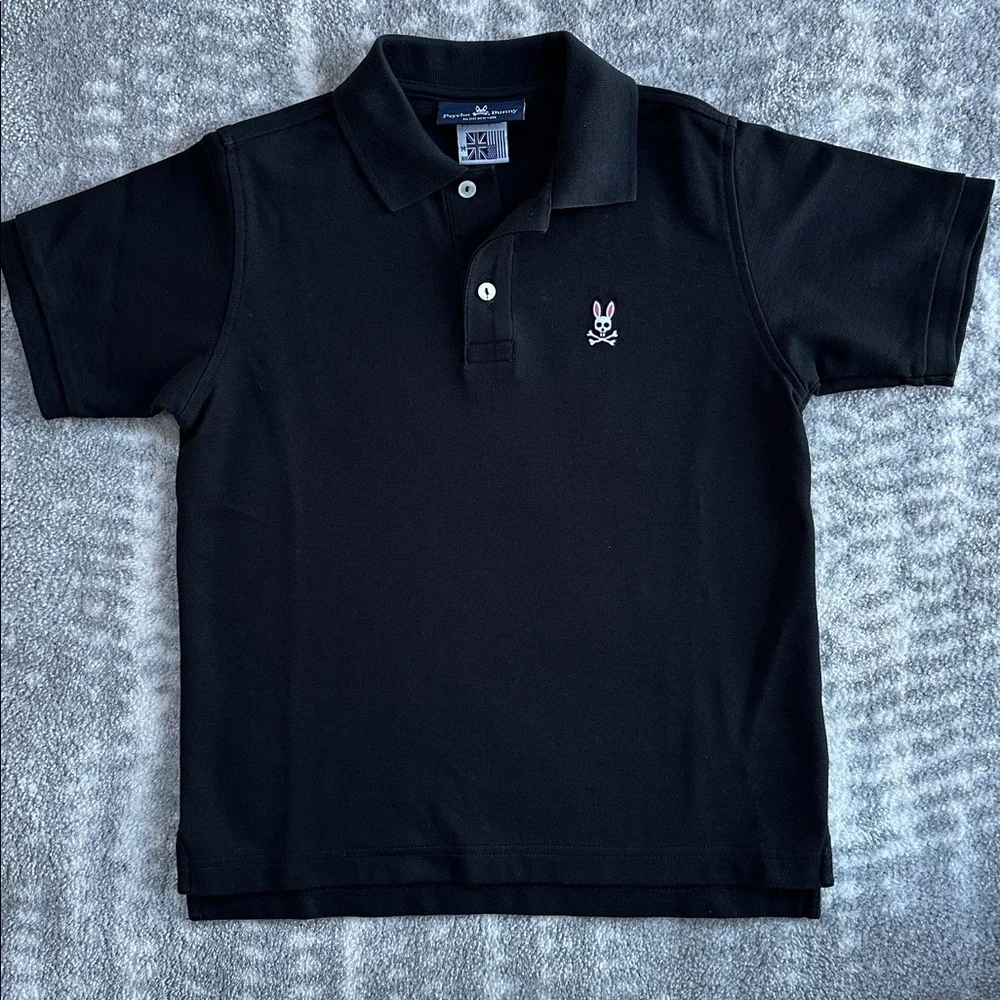 Psycho Bunny Classic Polo Shirt Boys Size Medium 10/12 - Picture 2 of 4